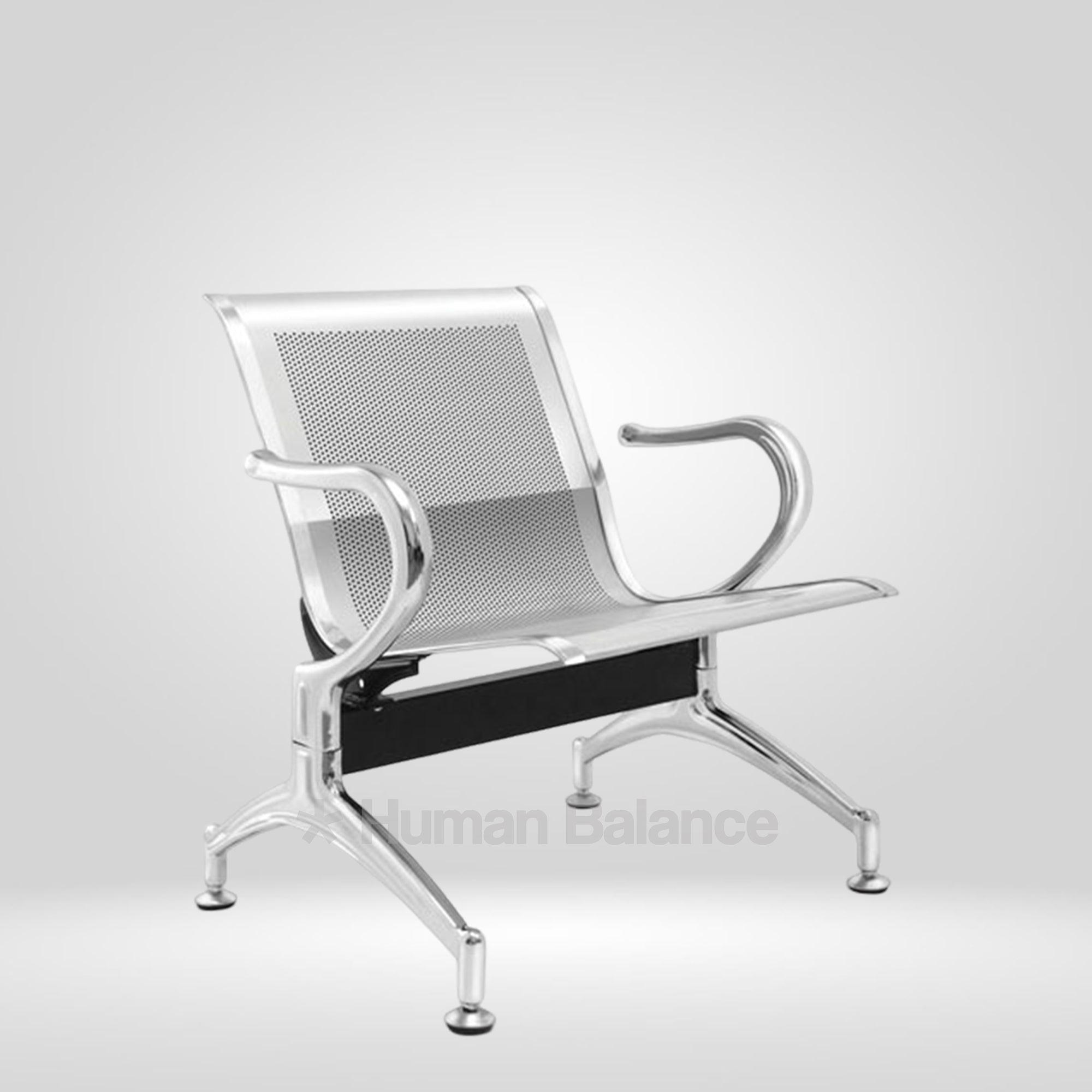 Rivet 1 Seater Waiting Bench