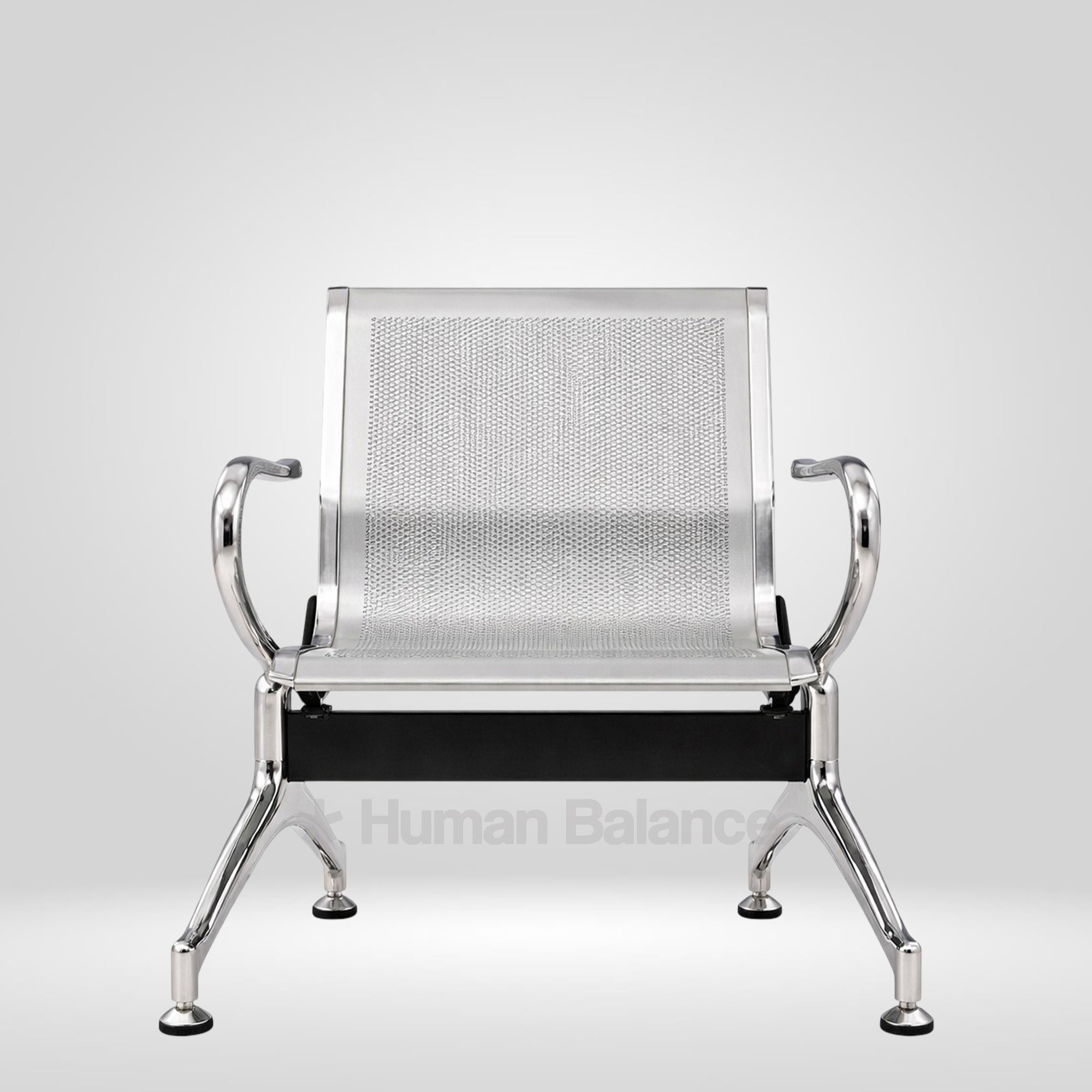 Rivet 1 Seater Waiting Bench