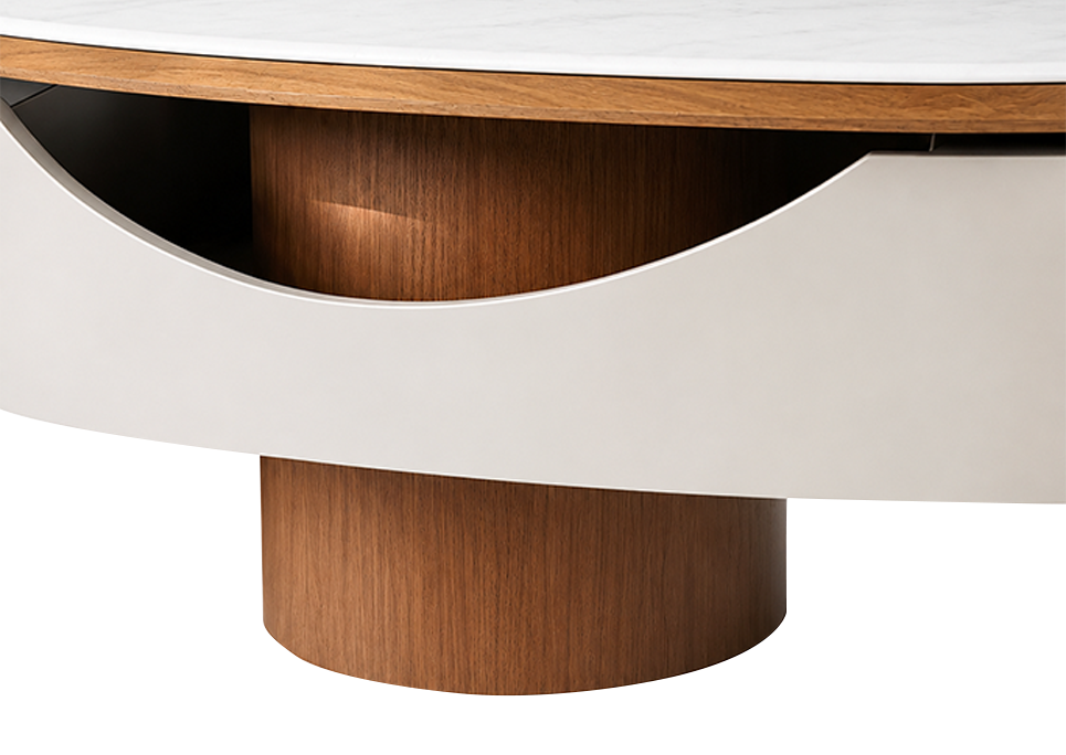 Contrasting Material Palette