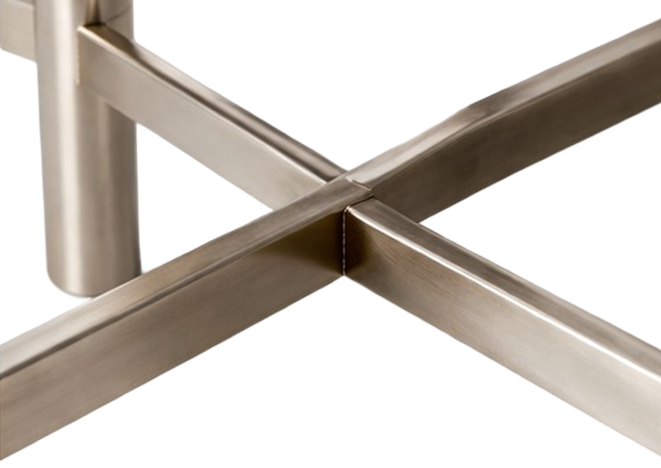 Criss Cross Stainless Steel Base