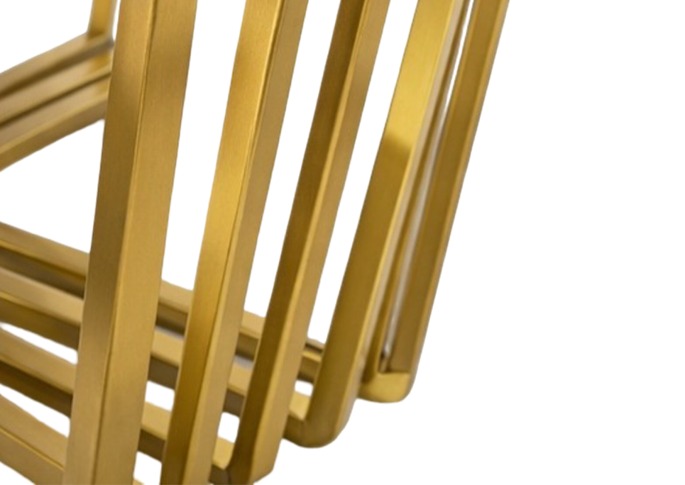 Linear Brushed Metal Base