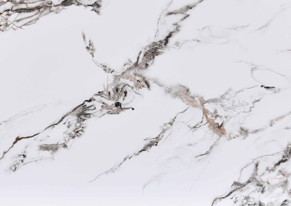 White Faux Marble Surface